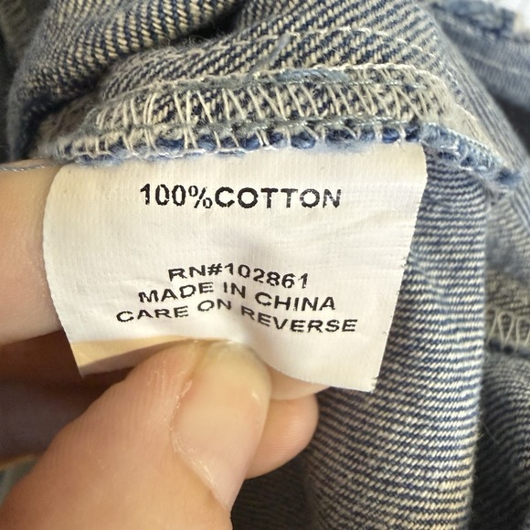 Adore Women's Medium Denim Patch Work Sleeveless Dress Floral Boho Floral‎ Midi - Picture 6 of 6